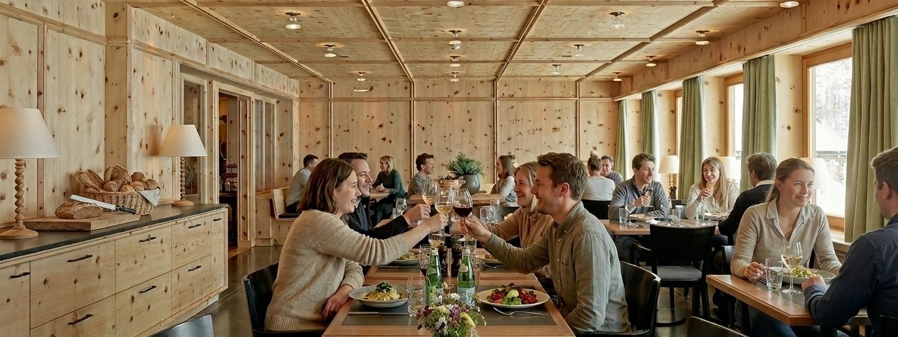Genuss im Restaurant Stoffel Arosa